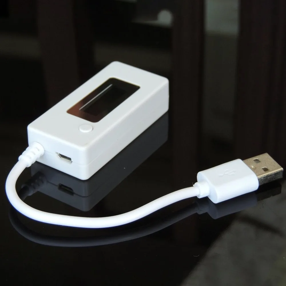 ЖК-дисплей USB мини-тестер напряжения и тока монитор детектор Мобильная мощность Емкость тестер KCX-017 профессиональный