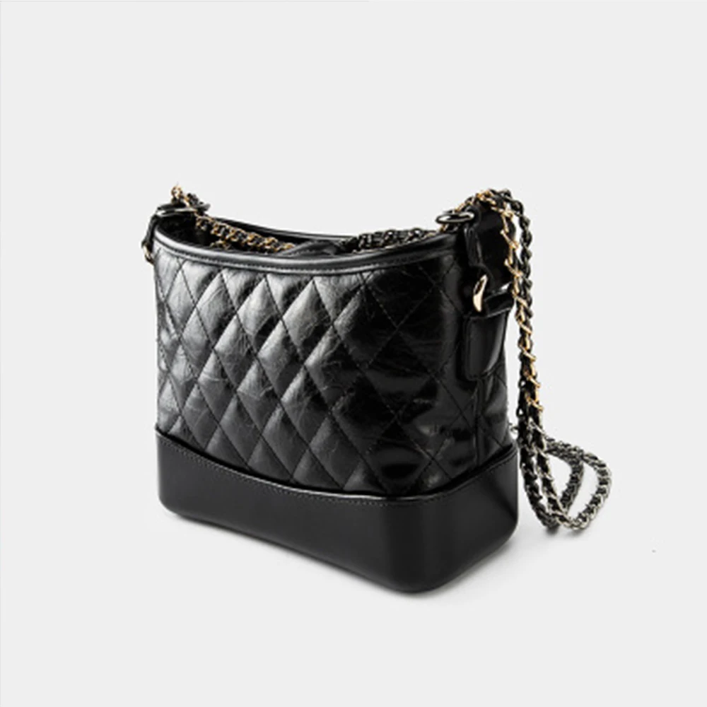 

Brand Design high quality Women Bag Genuine Leather Casual Diamond Lattice Zipper Ladies Bag