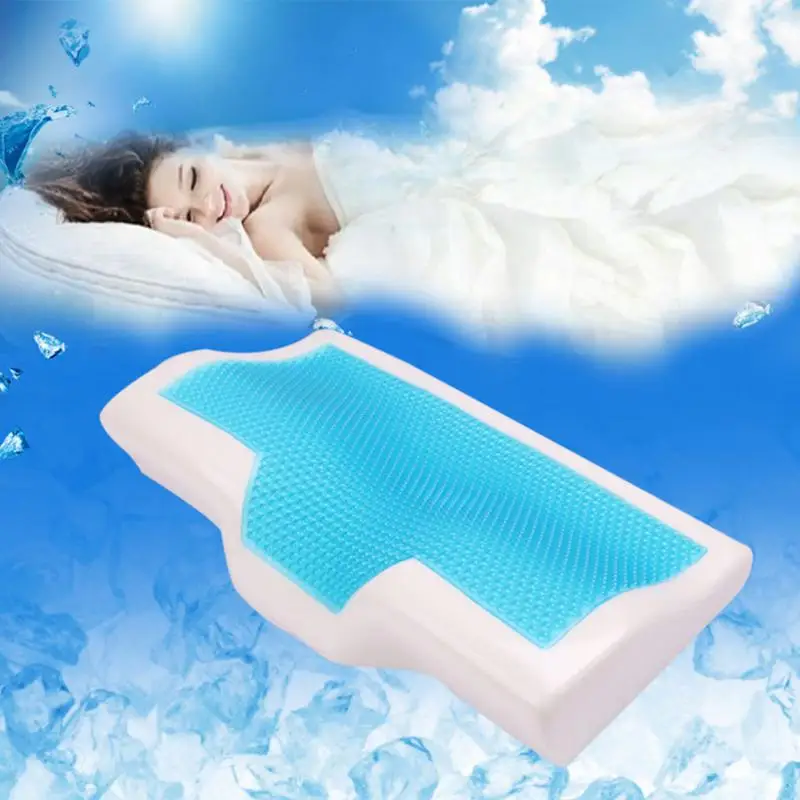 

Memory Foam Pillow Summer Anti-snore Cooling Gel Skin Friendly Bedding Neck Fatigue Relief Cervical Protect Sleeping Pillow