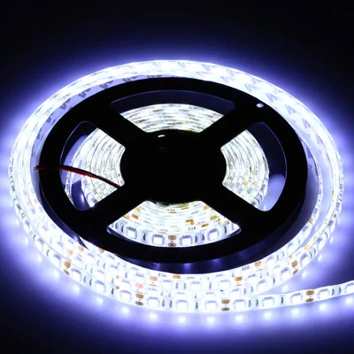 5 м Светодиодная лента 12 В 5 м Светодиодная лента 5050 RGB 60 светодиодный s/m гибкий свет 5050 Светодиодная лента RGB белый, теплый белый, красный, синий, зеленый - Испускаемый цвет: Белый