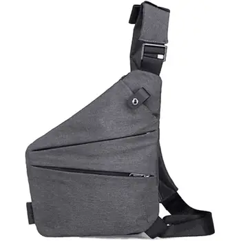 

Men Fashion Left Right Chest Bag Outdoor Sport Sling Shoulder Multifunction Crossbody Pack