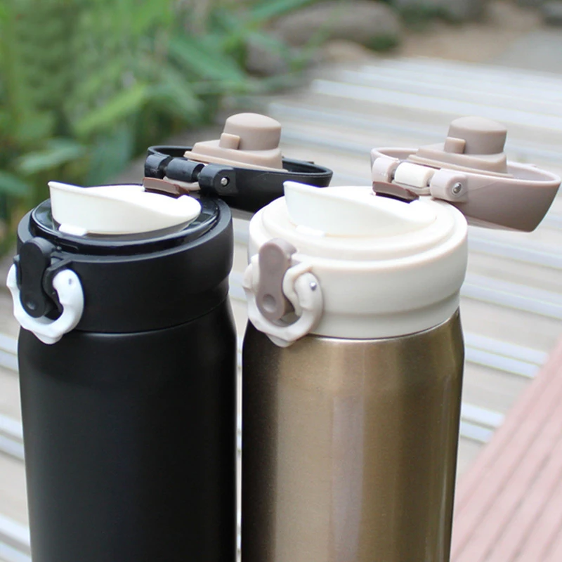 

Double Wall Stainless Steel Vacuum Flasks Car Thermos Cup Coffee Tea Milk Travel Mug Thermol Bottle 500ML high quality