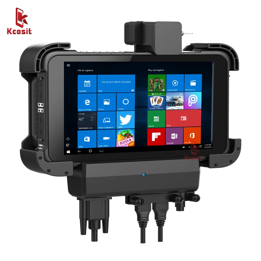 Original K86 Windows Tablet Computer Car Holder Bracket RS232 USB IP67 Robust Shockproof 1280x800 HDMI USB Gps truck navigator