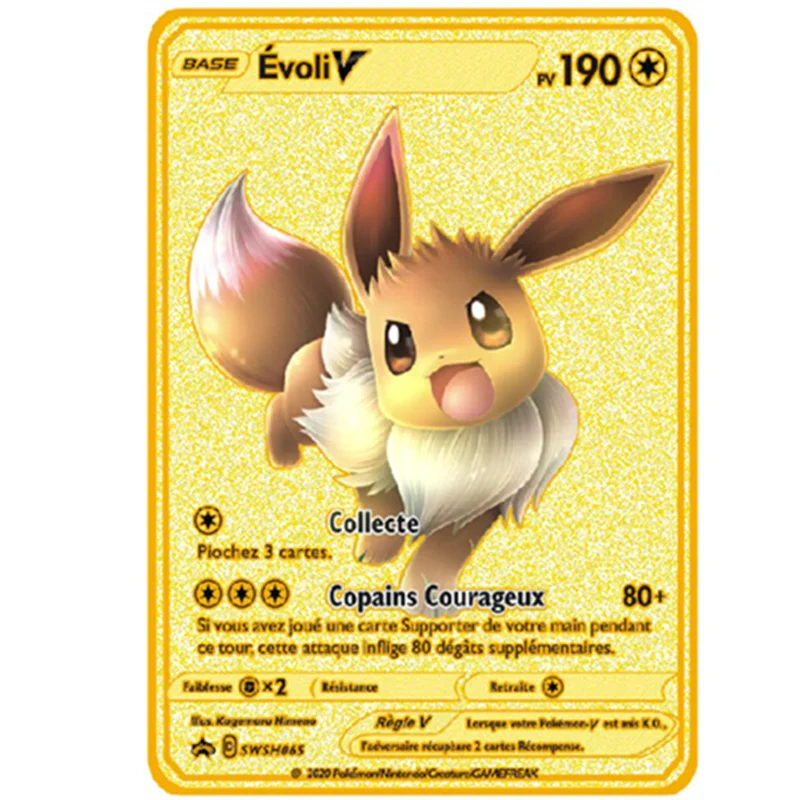 Pokemon Jogo Cartao Anime Charizard Golden Card Pokemon Cartao De Metal Ouro Pikachu Conjunto Figura Modelo Crianca Presente