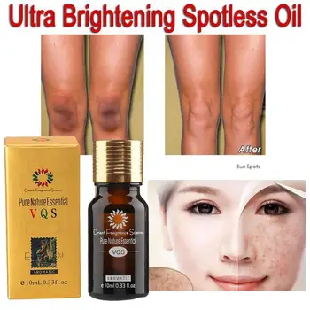 

10ML 1PC Pure Natural Essential Ultra Brightening Spotless Oil Dark Spots Fade Away Age Spots Hyper Pigmentation Essential Oil