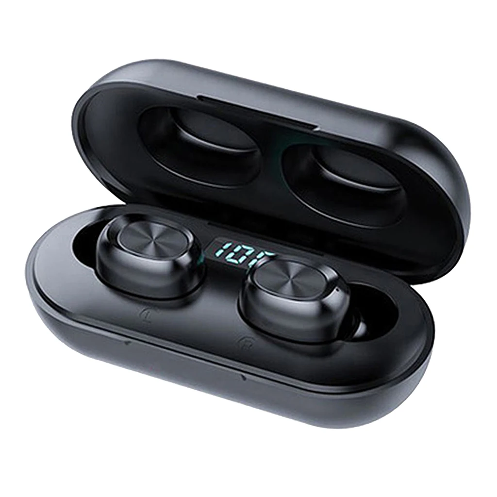 B5 True Wireless Earbuds, Bluetooth Headphones Touch Control with Charging Case, TWS Stereo Earphones in-Ear Headset for Sports