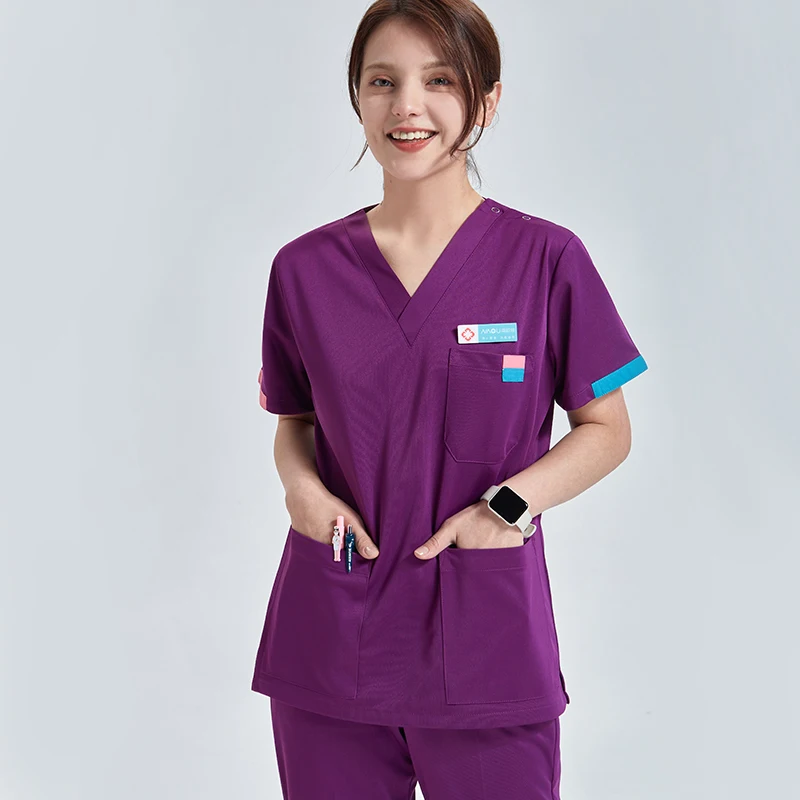 زي حريري للممرضات والعناية بالجمال، إضافة طبية للن...