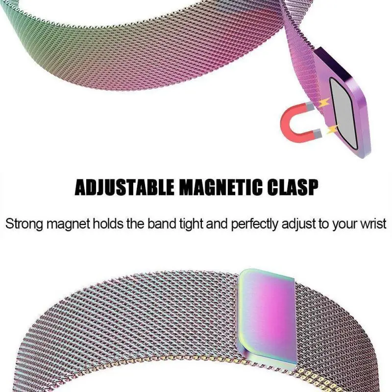 9 цветов для Fitbit charge 3 фитнес-браслет магнитный с миланским плетением браслет из нержавеющей стали сменные полосы для charge3 ремешок