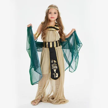 

Kreeyan girl masquerade stage performance costume carnival theme party Halloween party cosplay child girl queen queen Greece Egp