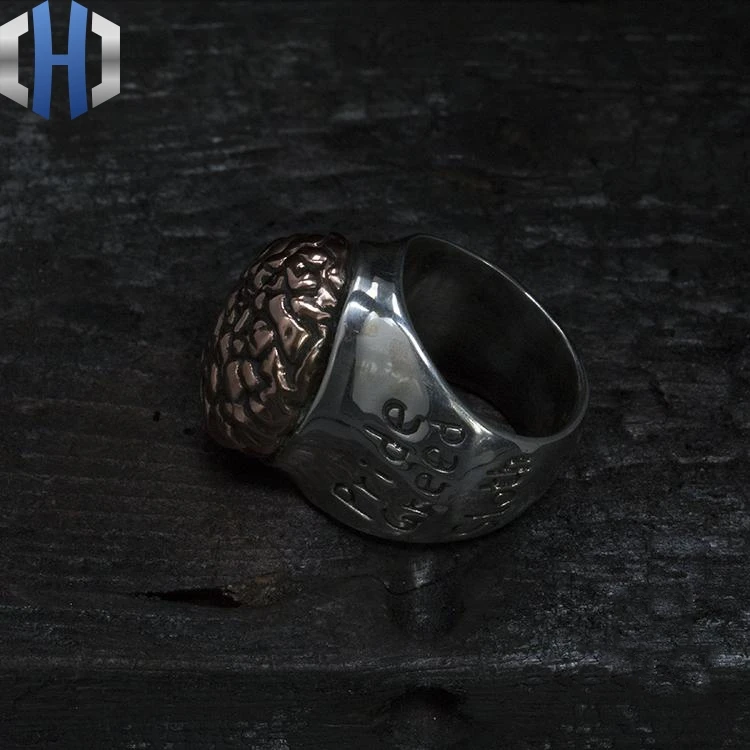 Оригинальная личность семь грехов ручной работы Серебро 925 Серебряное кольцо Темный панк указательный палец кольцо мужской