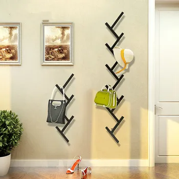 

Creative wall coat rack modern minimalist fashion wall hanger bedroom living room wall hanger hook