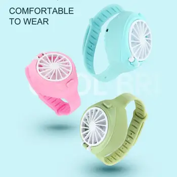 

Usb Mini Electric Fans Portable Hold Small Fans Originality Small Household Electrical Appliances Children And Kids Watch Fan