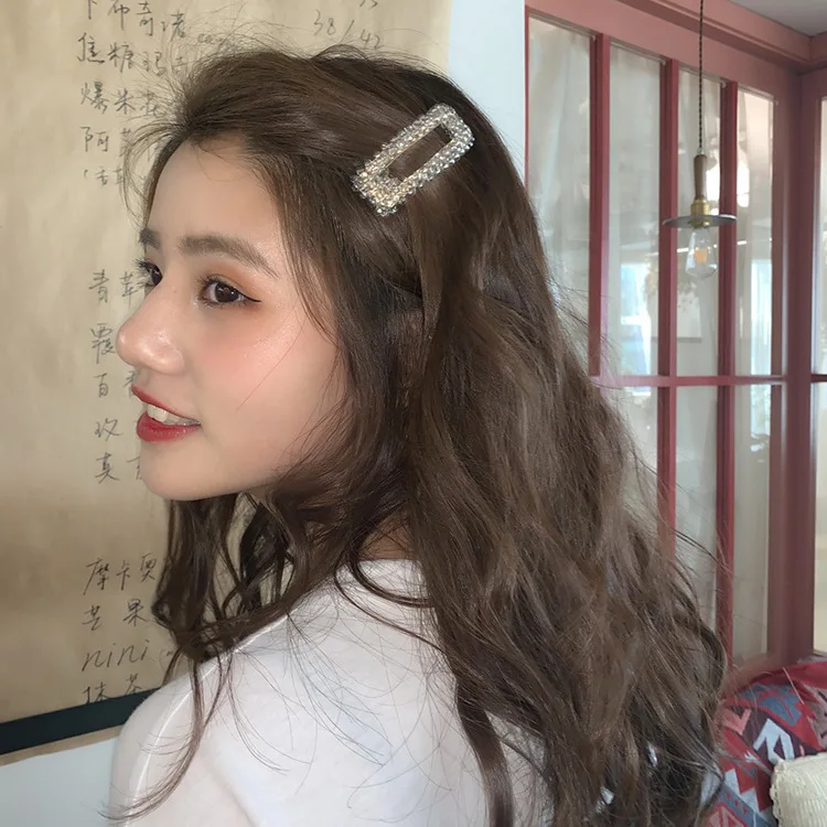 Южная Корея Dongdaemun онлайн знаменитостей элегантный кристалл ручной работы бисерный браслет BB клип взрослая сторона клип взрыва оголовье женщин H