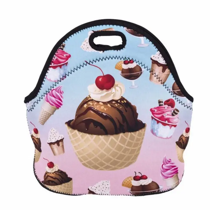 Неопреновая сумка для еды bolsa termica, сумка для ланча, кофе, Термосумка для ланча, сумка для пикника, Ланч-бокс es для детей, женская сумка для закусок - Цвет: P18