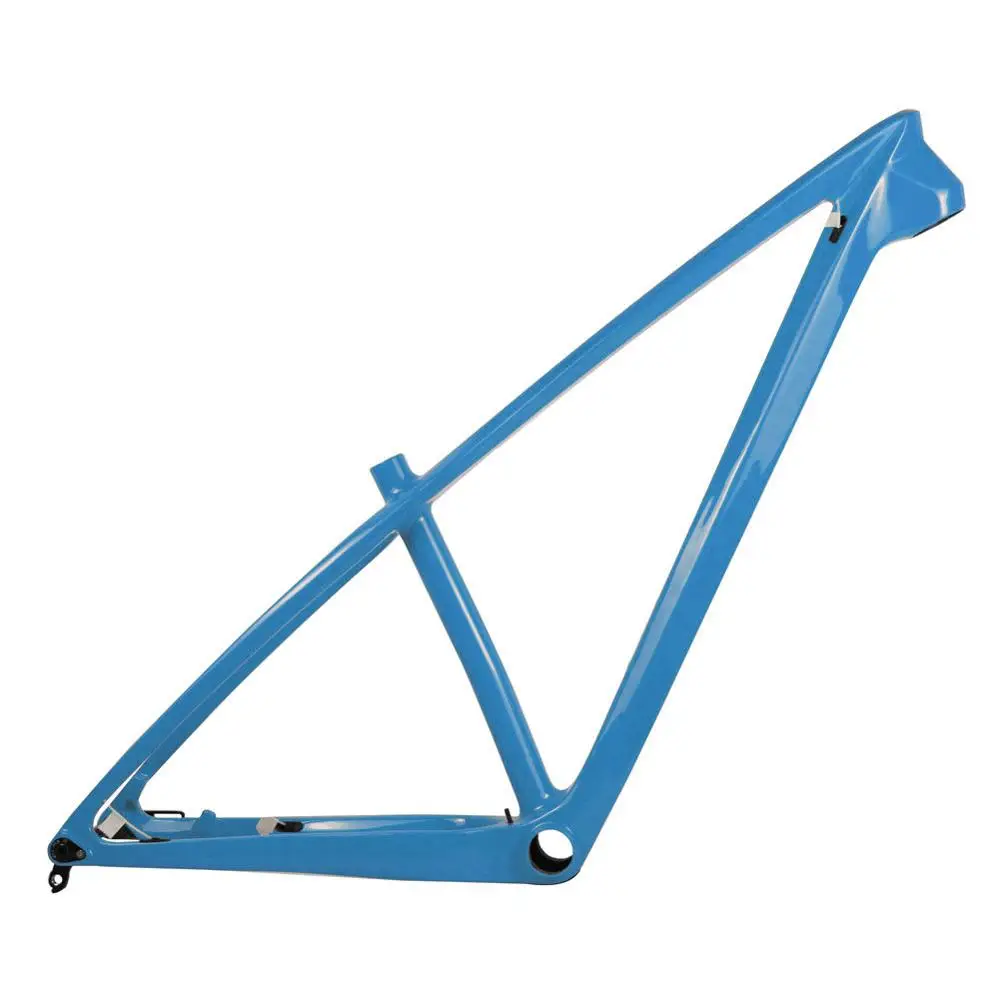 Sky Blue Spcycle 29er полностью углеродная MTB рама 27,5 er рама карбоновая для горного велосипеда 142*12 мм через ось MTB велосипедные рамы BB92 Размер 15/17" - Цвет: Sky Blue