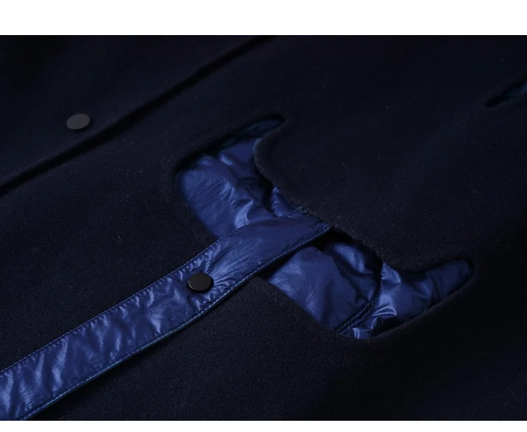 [11,29] IRINACH111 зимняя новая коллекция, комплект из двух предметов, длинная белая куртка-пуховик на утином пуху, шерстяное пальто для женщин