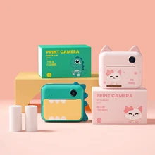 Appareil Photo instantané pour enfants, 1080P, HD, avec papier Photo thermique, pour cadeaux d'anniversaire