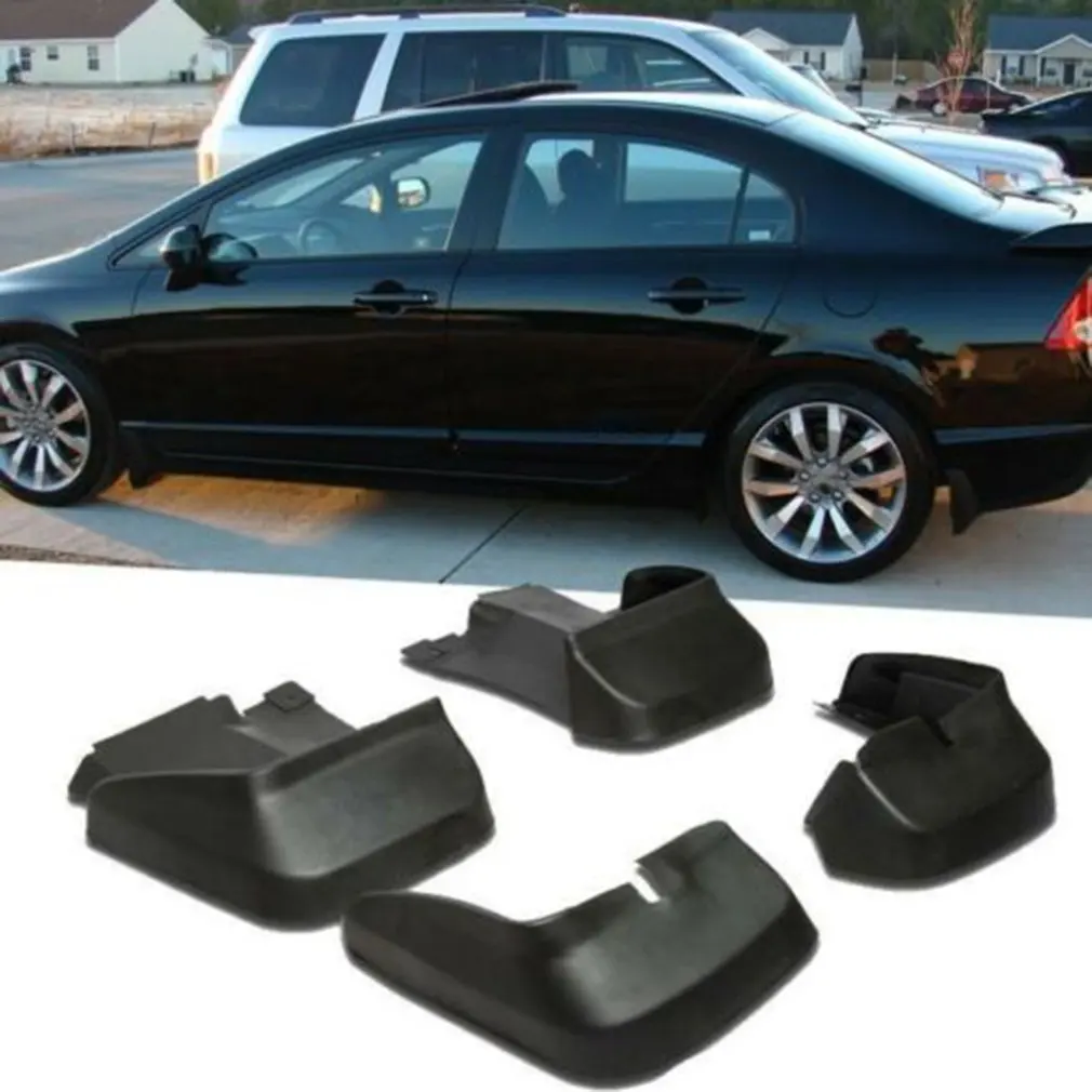 Автомобильные Брызговики для Honda Civic, Автомобильные Брызговики, колеса, губы, резиновый протектор, обшивка кузова, авто запчасти, внешние части