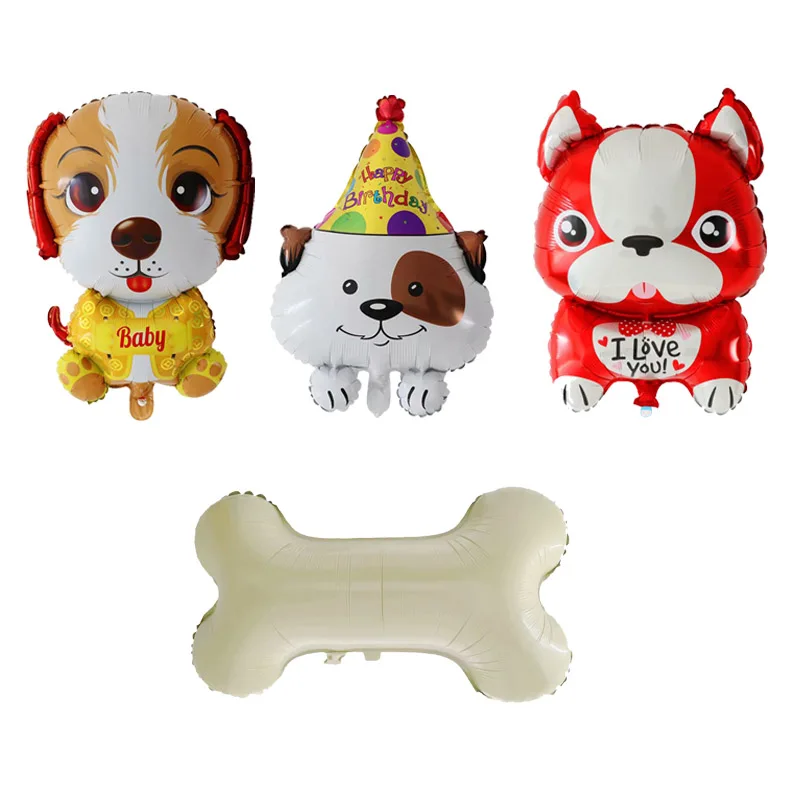 

1pcs dog foil Balloon Party Room Dcorations Figure Foil Balloons Chase Marshall Ryder bone Dog Ballon baby shower Birthday Gift