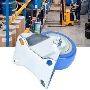 

PVC Caster 4pcs PVC Caster Light Type 3 Inches Single Shaft Wheels 40KG Load Bearing for Trolley caster wheels furniture