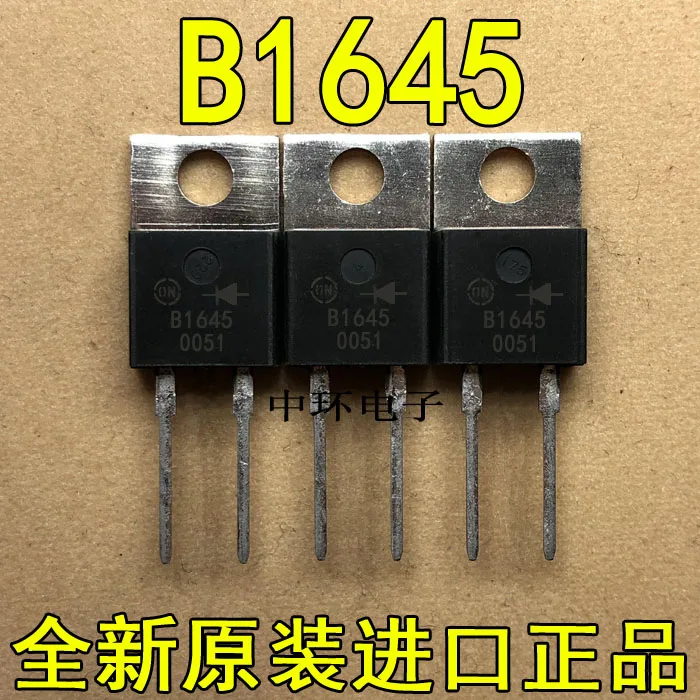 10 шт./лот B1645 MBR1645 TO-220-2 16A 45V