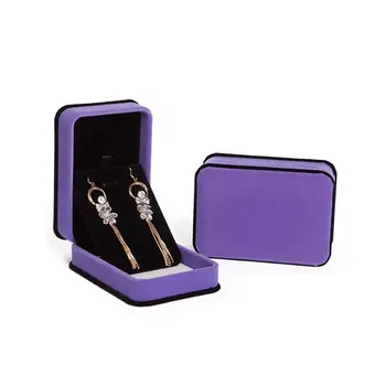 

Jewellery Pendant Bracelet Necklace Chain Gift Display Box, Purple