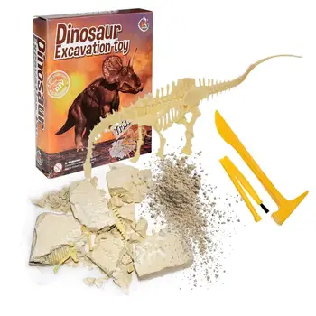

Trolltech Archaeological Creative DIY Archaeological Excavation Toy Assembled Version Reproduces Dinosaur Fossil Model Toys