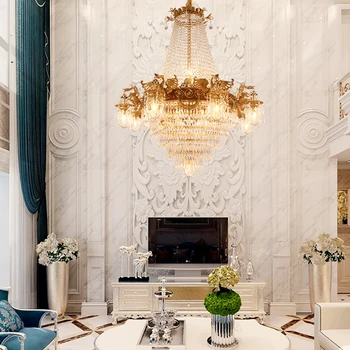 

Hot Selling Promotional Crystal Chandelier Luxury Hotel Gold For Wedding Event,Big Crystal Lamp Chandelier Pendant Lighting