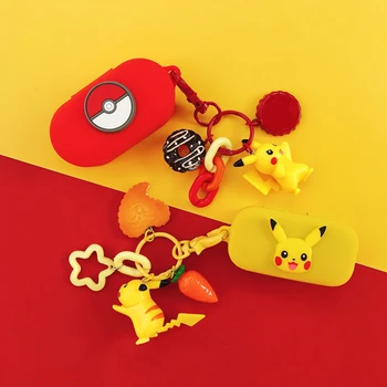 

Cartoon Cute DIY Soft Silicone Case for QCY T5 Wireless Bluetooth Earphone Portable Protect Cover Keyring Doll Decor for QCY T5