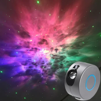 

Laser Starry Sky Projector Night Light 7 Colors 360 Degree Rotation Galaxy Projection Lamp Ambient Bedroom Night Lighting