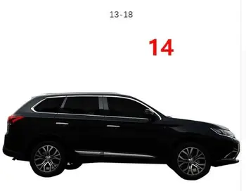 

For Mitsubishi Outlander 2014 2015 2016 2017 Stainless Chrome Window Pillar Posts Cover Trim Molding Garnish Guard