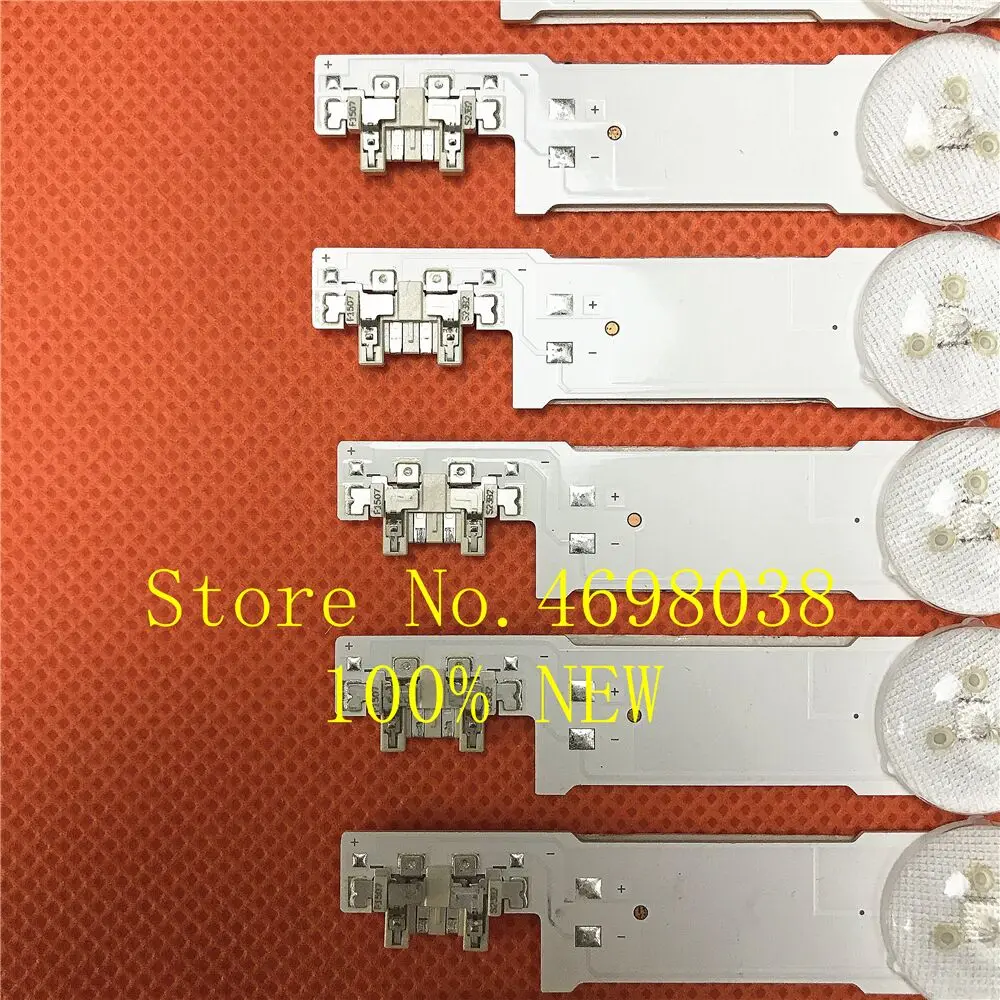 Newl комплект 18 шт. светодиодный подсветка полосы для samsung UE55JU6800K UE55JU6870U V5DR_550SCA_R0 V5DR_550SCB_R0 BN96-38481A