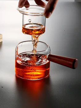 

Factory Direct Side to Boiled Tea Tea Separator High Temperature Resistant Glass Aspen Wood pao cha hu hua cha hu