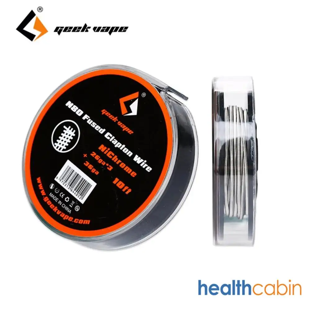 

Original Geekvape Wire Atomizer Kanthal KA1 Wire 24ga 26ga 28ga Pre-built coils for DIY Wire Spools Electronic Cigarette Accesso