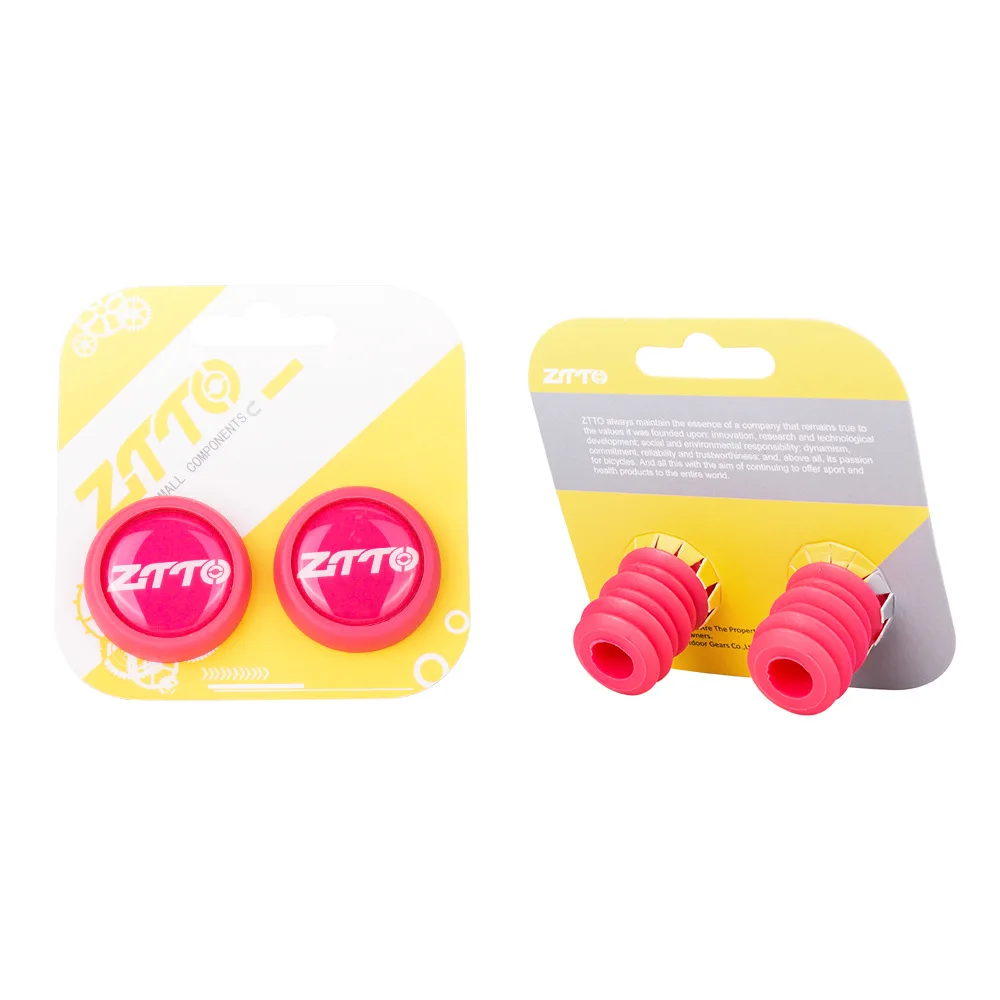 Bicycle Silicone Handlebar End Plugs Caps PVC Handle Grip Bar Silica Gel Stoppers For Bmx Dh Fr Balance Bike