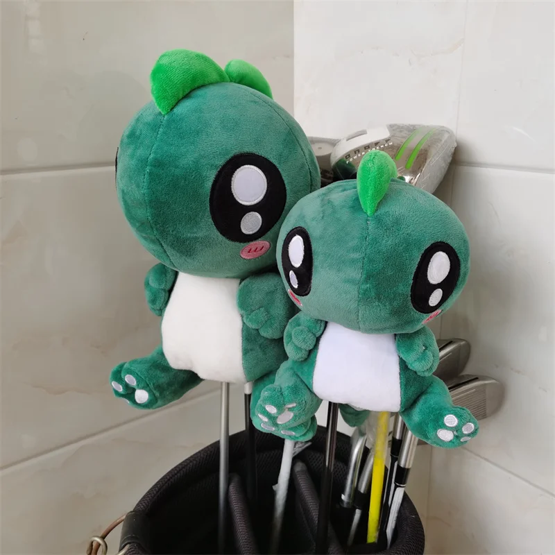 

Плюшевый чехол с изображением монстра, водителя гольф-клуба, супер человек, деревянный чехол DR FW, милый подарок