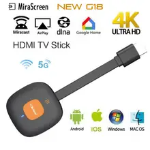 Mira экран G18 беспроводной HDMI WiFi дисплей HD ТВ ключ приемник для Android ТВ палка зеркальный экран Airplay DLNA Miracast для iOS