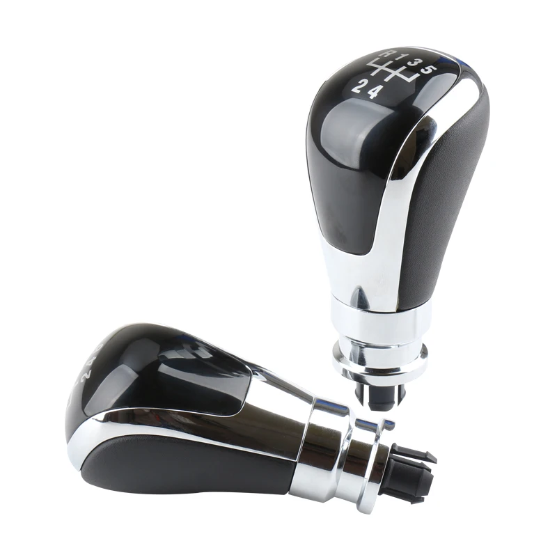 

For Skoda Fabia Octavia Rapid Superb Yeti 5speed Leather Manual Transmission Handle Gear Head Modified Gearshift Knob Gear Lever