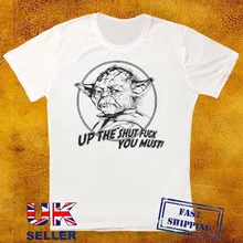 Camiseta Unisex Hipster Retro de la película de Yoda con eslogan divertido 183