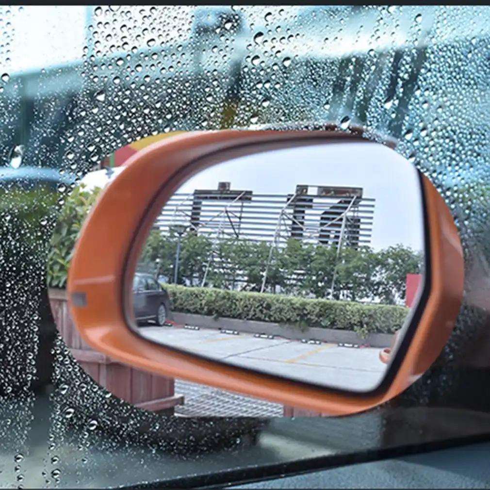 車のバックミラー雨フィルム車のリアビューカメラ反射ミラーフィルム雨の日ナノ防曇眩しい保護 鏡 カバー Aliexpress