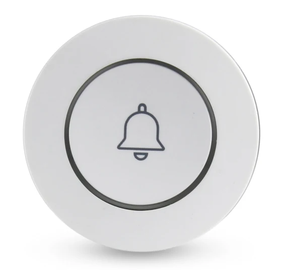 Doorbell button Tuya Smart WiFi домашняя система охранной сигнализации 433 МГц Беспроводная Стробоскопическая сирена сигнализация совместима с Alexa Google Home IFTTT Tuya APP - Цвет: Doorbell button