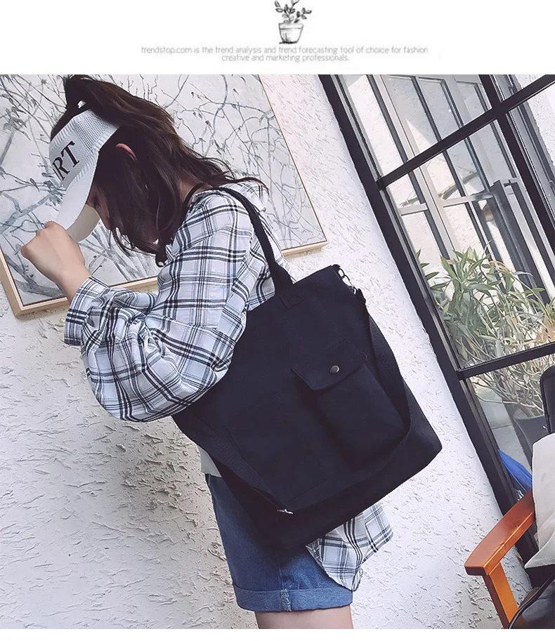 Сумка женская новая стильная Холщовая Сумка Женская сумка через плечо в Корейском стиле Студенческая ручная сумка для покупок