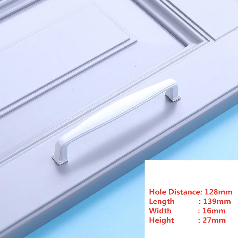 Simplicity Fuji White Kitchen and Furniture Handles