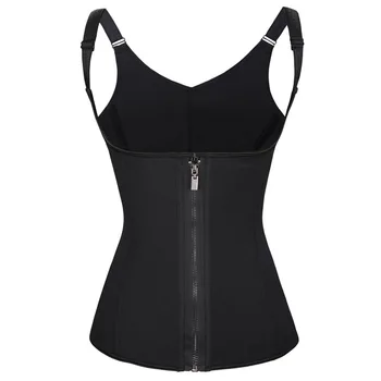 

Neoprene zipper vest Ultra Sweat sports body shaping fitness super-speed perspiration clothes women's corset