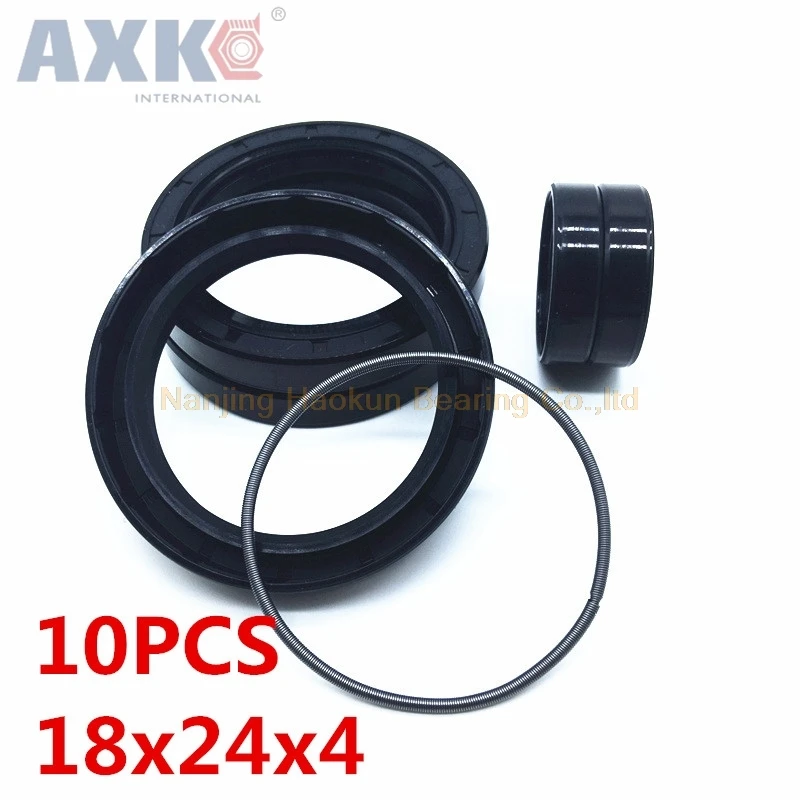 AXK 10 шт 18x24x4 KC18x24x4 каркасное сальник уплотнения высококачественное уплотнение