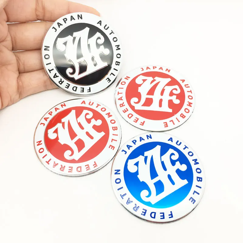 4 Pz 56Mm Car Wheel Center Coprimozzo Adesivi Copertura Giappone Automobile Federazione Jaf Emblema Distintivo Adatto Per Honda Civic Accord