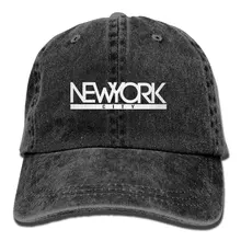 Нью-Йорк город 1 Джинсовая Шляпа Регулируемая Мужская забавная бейсболка