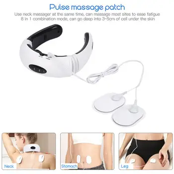 

Electric Pulse Neck Massager Magnetic Therapy Vertebra Massage Treatment Pain Relief Tool Health Care Relaxation Masajeador