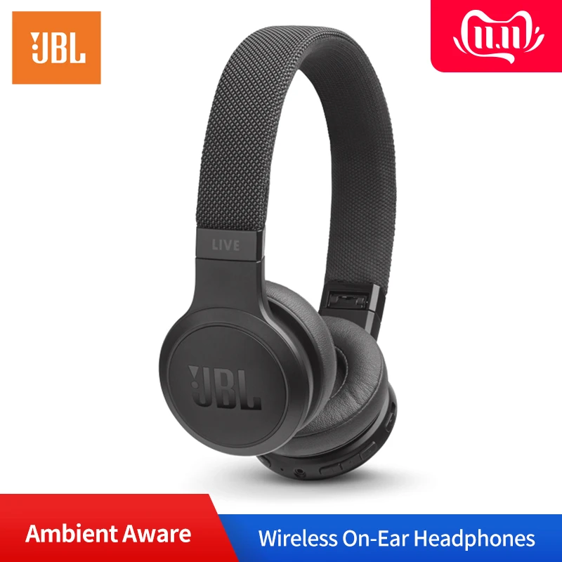JBL Live 400BT беспроводные Bluetooth наушники глубокий бас Auriculares игровая гарнитура стерео Fone De Ouvido наушники JBL с микрофоном