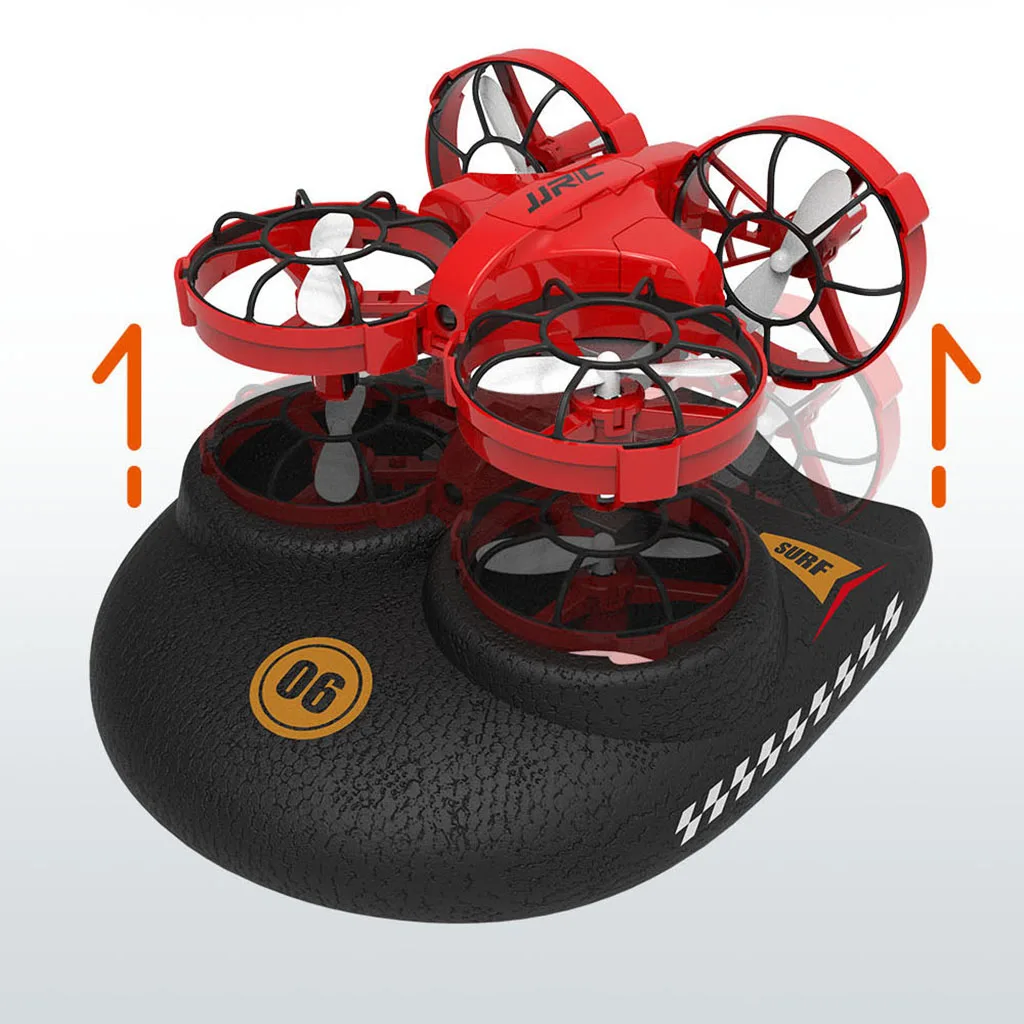 JJRC H94 2.4G 6-axis Gyro 3-in-1 RC Quadcopter RC Boat Toy w/ 4 Propeller Infrared Control RC Drone Remote Control Vehicle